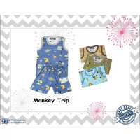 Baju Setelan Singlet Anak Ridges Monkey Trip