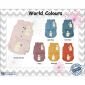 Baju Bayi Setelan Buntung / Celana Pop / Baju Bayi Buntung Newborn Ridges Polos World Colours / Fantasy Colours #1