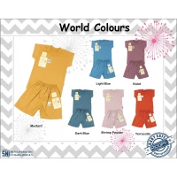 Baju Bayi Setelan Kaos Anak Ridges World Colours