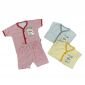 Setelan Baju Bayi Pendek Salur Bahan Adem #3
