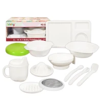 Kiddy Baby Food Maker Set / Feeding Set 12 in 1 Pack - Alat makan bayi mpasi / saringan mpasi / peralatan mpasi / mangkok