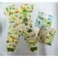 Setelan Baju Bayi Pendek + Celana Panjang Newborn Ridges / Piyama Bayi Ridges / Baju Bayi Baru lahir Adem #1