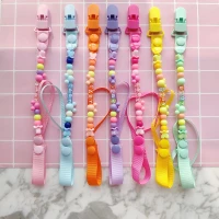 Tali Gantungan Empeng Bayi Unik / Gantungan Teether Bayi / Soother Holder / Pacifier&Teether Clipper / Pacifier Holder Chain / Jepitan Dot