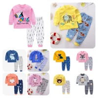 Setelan Baju Bayi Anak Perempuan / Baju Anak Kancing Pundak / Piyama Anak / Baju Tidur Anak / Piyama Anak Cewek Bahan Adem