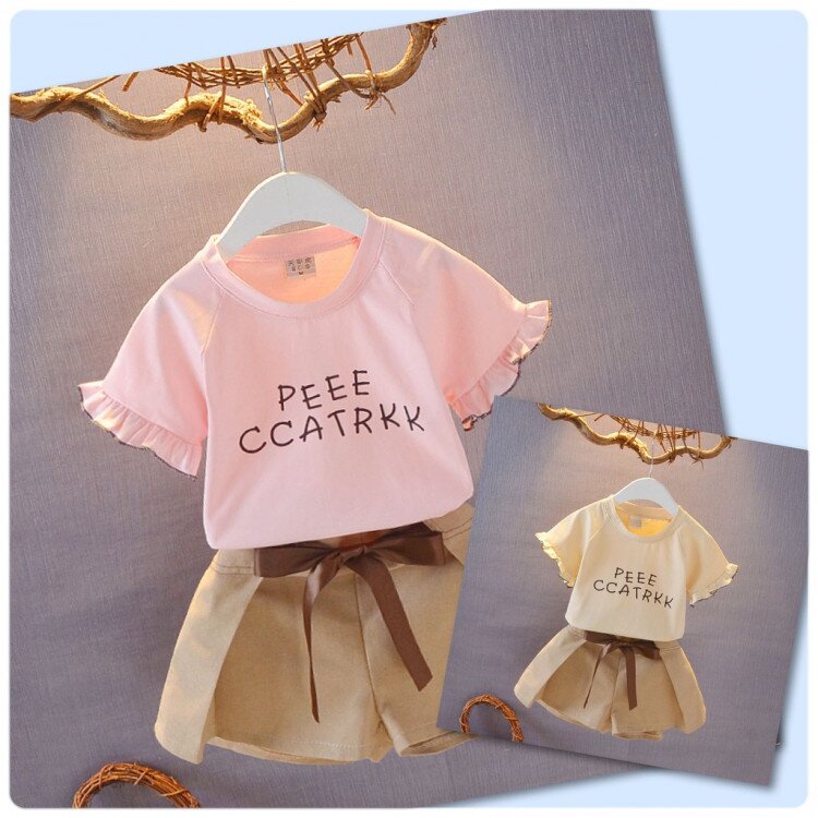 Setelan Anak Perempuan / Setelan Baju + Celana Anak Perempuan PEEE