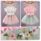 Setelan Tutu Anak Perempuan V Neck / Dress Anak Perempuan