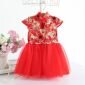 Terusan Gaun Anak Perempuan Imlek Merah / Dress Anak Perempuan Imlek #6