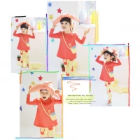 Setelan Baju Anak Perempuan Lengan Panjang / Setelan Baju Panjang + Celana Panjang Anak Perempuan Bunny / Bjau Lebaran