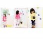 Setelan Baju Anak Perempuan Panjang / Setelan Baju Panjang + Celana Panjang Anak Perempuan Cats Kucing / Bjau Lebaran #4