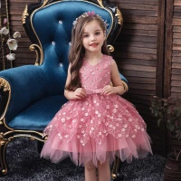 Gaun Pesta Anak / Dress Party Korea / Gaun Ulang Tahun Anak / Dress Anak Mewah Korea / Baju Anak Perempuan ala Korea