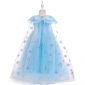Dress Gaun Pesta Anak Perempuan Elsa / Dress Party Cewek Frozen / Gaun Ulang Tahun Anak / Dress Cosplay Elsa / Gaun Elsa #1