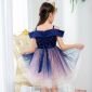 Gaun Pesta Anak Perempuan / Dress Party Cewek Ala Korea / Gaun Ulang Tahun Anak / Dress Mewah Ala Korea / Dress Anak Model Sabrina Gaun #4