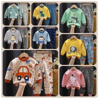 Setelan Baju Bayi Anak Unisex / Baju Anak Kancing Pundak / Piyama Anak / Baju Tidur Anak / Piyama Anak Unisex Bahan Adem Lebaran
