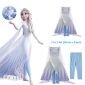 Dress Gaun Pesta Anak Perempuan Elsa / Dress Party Cewek Elsa / Gaun Ulang Tahun Anak / Dress Cosplay Elsa / Gaun Elsa 1670