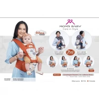 Gendongan Bayi Hipseat 7 in 1 Wilona Series Moms Baby