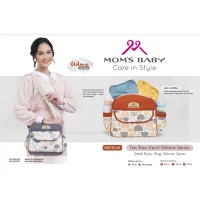 Tas Bayi Kecil Wilona Series Moms Baby MBT3049 / Tas Perlengkapan Bayi / Diapers Bag Bayi / Tas Traveling Bayi / Tas Baby Carrier Bayi