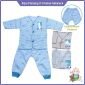 Setelan Bayi Panjang Adem / Baju Tidur Anak Salur / Piyama Anak Newborn Baby Luck