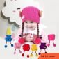 Topi Bayi Kupluk Kepang Bawah 22030009 / Topi Bayi Rambut Kepang