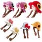 Topi Bayi Wig Kepang 22030008 / Topi Bayi Rambut Kepang
