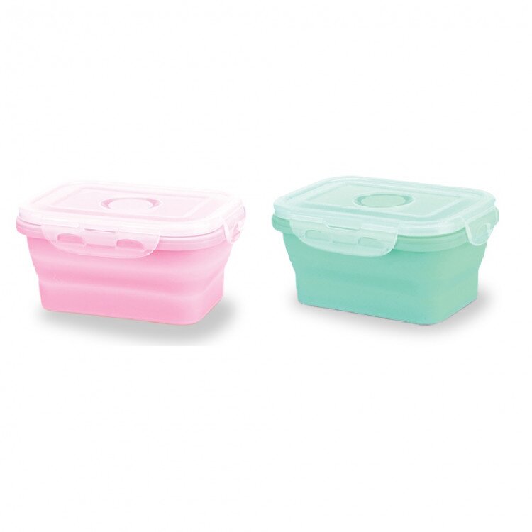 Baby Safe Silicone Collapsible Food Container 350 ml / Kotak Makan Silicone
