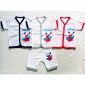 Setelan Baju Bayi Newborn Panjang atau Pendek / Piyama Bayi Newborn / Setelan Baju Bayi Pendek Adem Salur Spiderman/ Baju Santai Anak Salur Spiderman Baby Luck #2