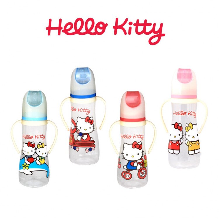 Botol Susu Bayi Hello Kitty Pegangan Lusty Bunny 250ml 22060024 (with Handle)
