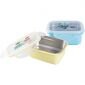 Kotak Makan Stainless Baby Safe 270 ml (Stainless Lunch Box Square)