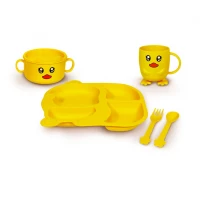 Alat Makan Bayi Feeding Set Baby Safe Duck / Perlengkapan MPASI Bayi / Kado Lahiran Peralatan MPASI