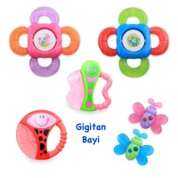 Gigitan Bayi / Mainan Bayi Rattle Toy Water Teether LustyBunny / Teether Bayi BPA Free