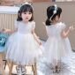 Gaun Pesta Anak Perempuan Putih Kupu-Kupu 22110076-79 / Dress Party Ala Korea / Gaun Ulang Tahun Anak / Dress Mewah Ala Korea