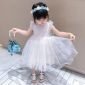 Gaun Pesta Anak Perempuan Putih Kupu-Kupu 22110076-79 / Dress Party Ala Korea / Gaun Ulang Tahun Anak / Dress Mewah Ala Korea #6