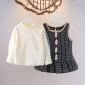 Terusan Gaun Anak Perempuan Lengan Panjang Kotak Pita Kecil / Dress Anak Perempuan / Fashion Anak Perempuan / Baju Imlek Lebaran #3