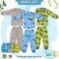 Baju Bayi Setelan Panjang Anak Kancing Pundak / Piyama Bayi / Baju Bayi Panjang / Baju Tidur Bayi Unisex / Piyama Anak Laki-Laki / Perempuan #5