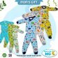 Baju Bayi Setelan Panjang Anak Kancing Pundak / Piyama Bayi / Baju Bayi Panjang / Baju Tidur Bayi Unisex / Piyama Anak Laki-Laki / Perempuan #1