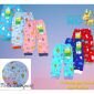 Celana Panjang Bayi Moms Gift Murah dan Adem 3pcs S M L XL (Pola Diapers) #6