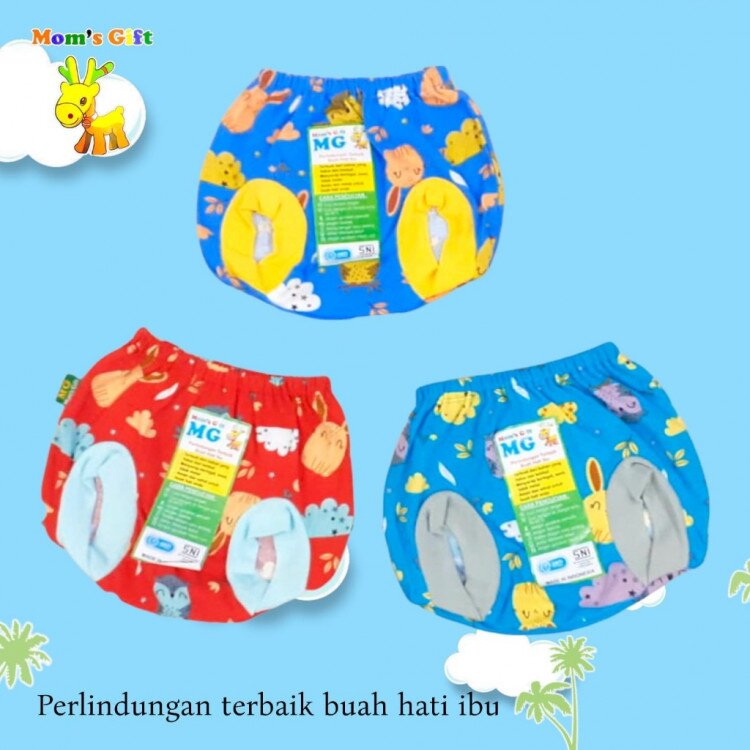 Celana Pop Bayi Moms Gift Murah dan Adem 3pcs