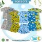Setelan Baju Bayi Pendek Kancing Pundak / Baju Santai Anak / Setelan Oblong Anak Unisex #6