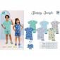 Setelan Baju Bayi Pendek Kancing Pundak / Baju Santai Anak / Setelan Oblong Anak Unisex #1