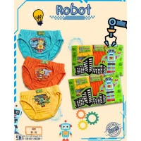 Celana Dalam Anak Laki-Laki Ridges Duplex Premium Quality Robot isi 3pcs