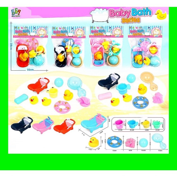Mainan Baby Bath Toys Series / Mainan Mandi Bayi / Mainan Bebek