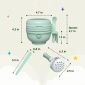 Baby Food Maker Set - Alat Pembuat Makanan MPASI Bayi / Peralatan MPASI / Baby Grinding Bowl Set #6