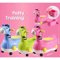 Baby Potty Training Kuda Bonus Sikat / Potty Training Anak / Pispot Anak