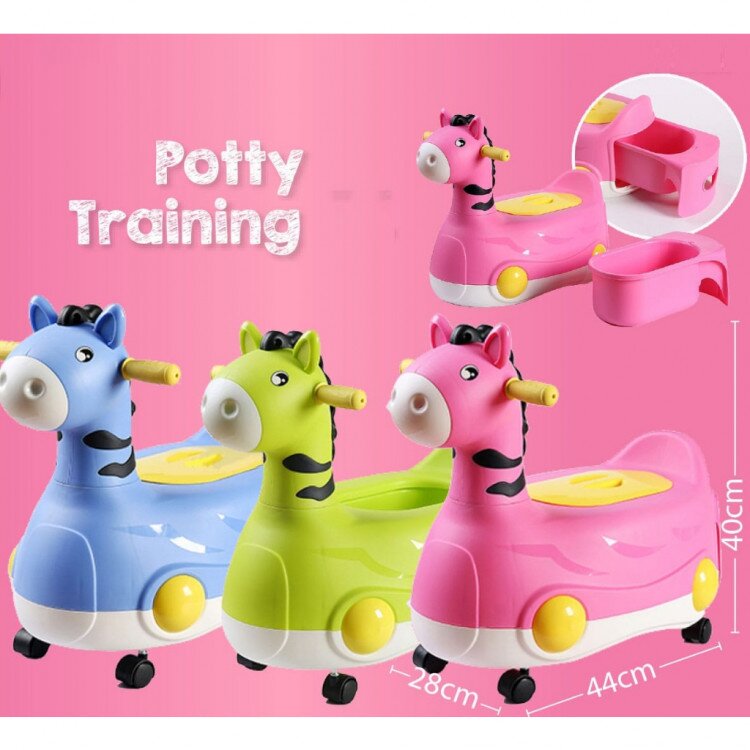 Baby Potty Training Kuda Bonus Sikat / Potty Training Anak / Pispot Anak