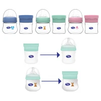 Botol Susu Bayi Wide Neck Anti Kolik + Food Container Baby Safe 150ml