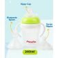 Botol Susu Bayi Silikon 3 in 1 250ml (Peristaltic Nipple, Spout Nipple, Spoon Nipple) / Baby Silicone Bottle with Spoon and Spout Nipple Cup