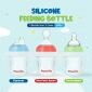 Botol Susu Bayi Silikon 3 in 1 250ml (Peristaltic Nipple, Spout Nipple, Spoon Nipple) / Baby Silicone Bottle with Spoon and Spout Nipple Cup #2