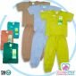 Setelan Baju Bayi Pendek Celana Panjang Polos / Baju Anak Kancing Pundak / Baju Tidur Anak / Piyama Anak Unisex #4