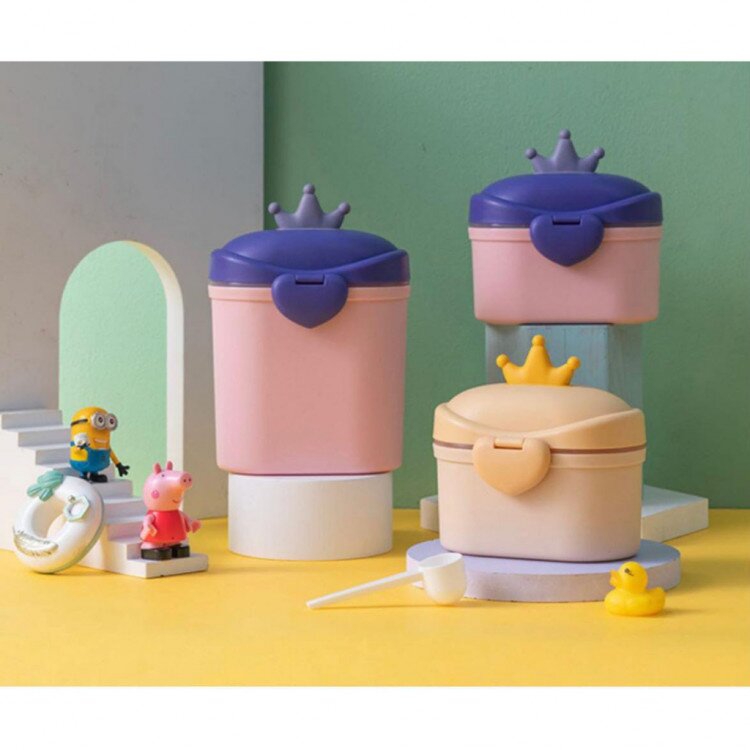 Milk Powder Container / Toples Susu Mahkota / Tempat Susu Bayi Murah 400gr