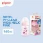 Botol Susu Pigeon Wide Neck PP Clear 160ml / 240ml Soft Touch dan Anti Kolik #2