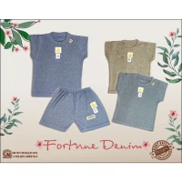 Baju Bayi Setelan Kaos Anak Ridges Fortune Denim SNI